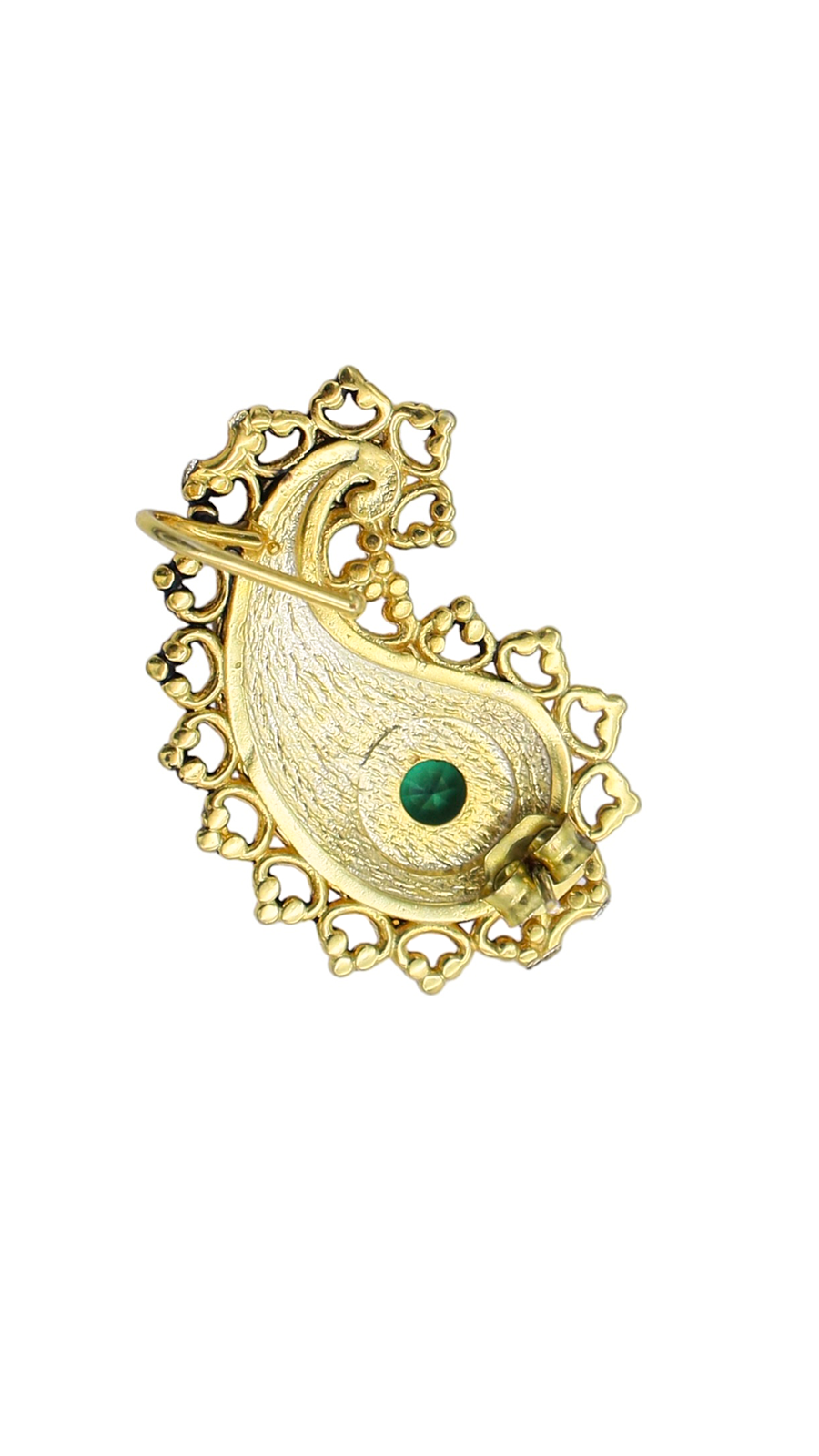 Bayemeyc-Emperor Altın Kaplama Cuff Küpe-Küpe-3-Milagron.com