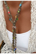 Bayemeyc-Evil Eye Zi̇nci̇r Kolye-Kolye-2-Milagron.com