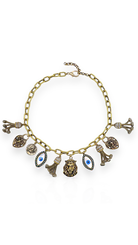 Fiesta Altin Kaplama Choker Kolye