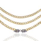 Bayemeyc-Fiore Altın Kaplama Çoklu Kolye-Kolye-1-Milagron.com