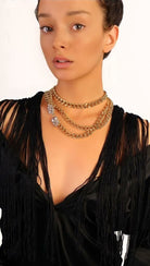 Bayemeyc-Fiore Altın Kaplama Çoklu Kolye-Kolye-2-Milagron.com