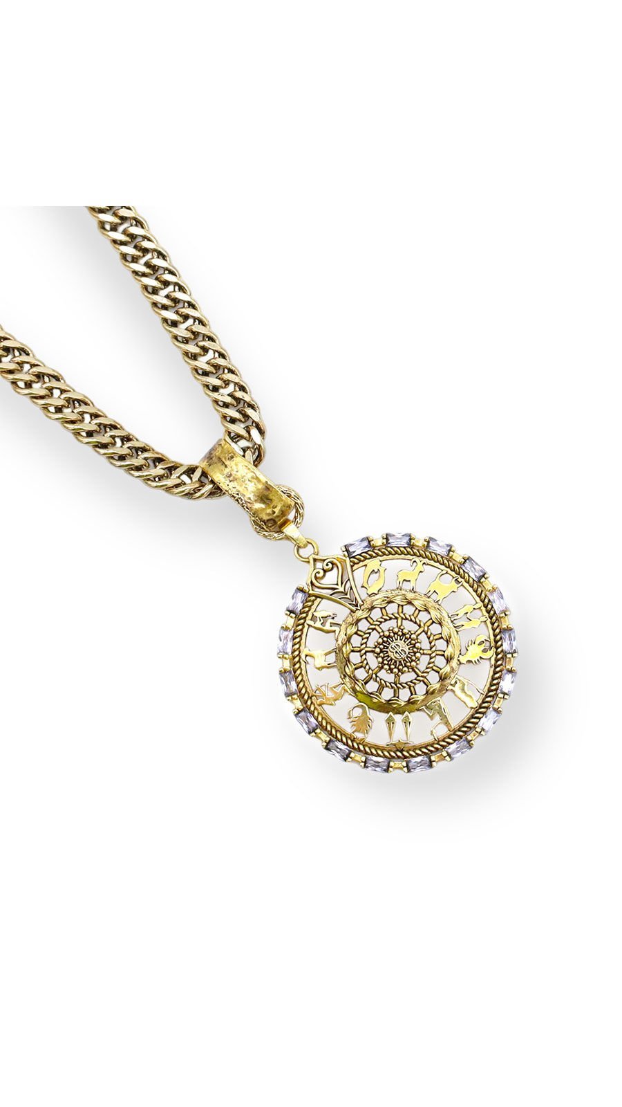 Bayemeyc-Galassia Madalyon Burç Kolye-TÜM ÜRÜNLER-3-Milagron.com