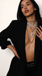 Bayemeyc-Galassia Silver Kolye Set-Kolye-4-Milagron.com