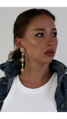 Bayemeyc-Glory Kri̇stal Sallantılı Küpe-Küpe-3-Milagron.com