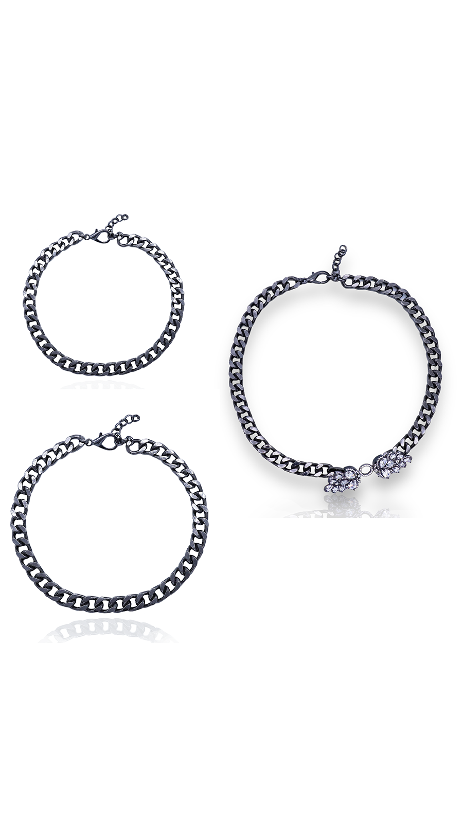 Bayemeyc-Grey Dream Zi̇nci̇r Çoklu Kolye-Kolye-1-Milagron.com