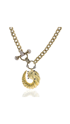 Bayemeyc-Helix Zi̇nci̇r Altın Kaplama Kolye-Kolye-1-Milagron.com