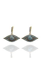 Bayemeyc-Holo Zi̇rkon Taşlı Göz Küpe-Küpe-1-Milagron.com