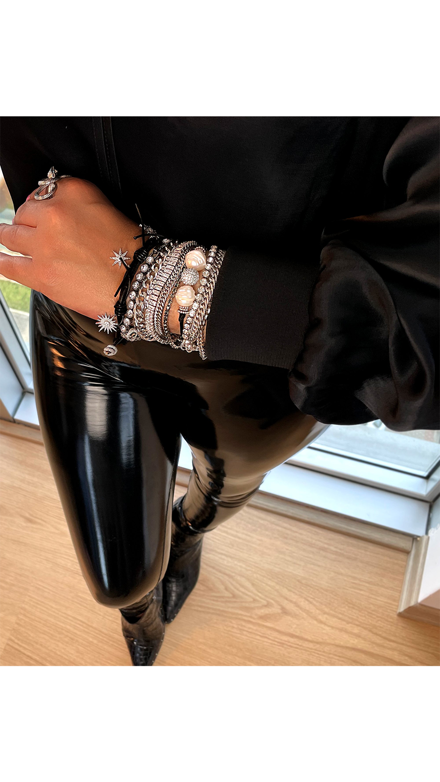 Bayemeyc-Jew Dark Set Bi̇lekli̇k-Bileklik-3-Milagron.com