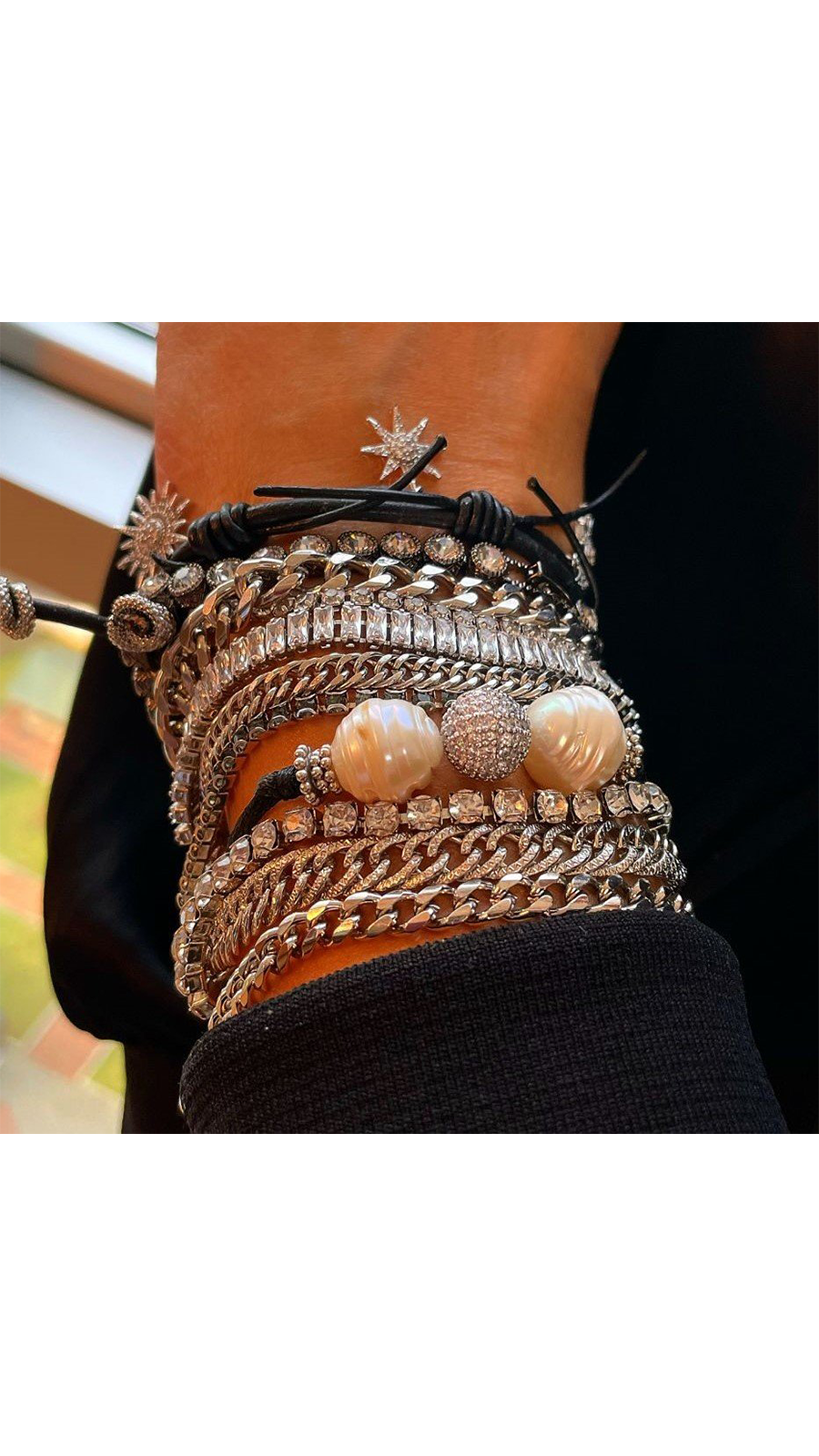 Bayemeyc-Jew Dark Set Bi̇lekli̇k-Bileklik-4-Milagron.com