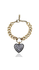 Bayemeyc-Kalp Charm Bi̇lekli̇k-Bileklik-1-Milagron.com