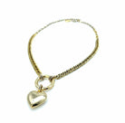 Bayemeyc-Kardia Kalp Altın Kaplama Kolye-Kolye-1-Milagron.com