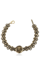 Bayemeyc-Leo Altın Kaplama Choker Kolye-Kolye-1-Milagron.com