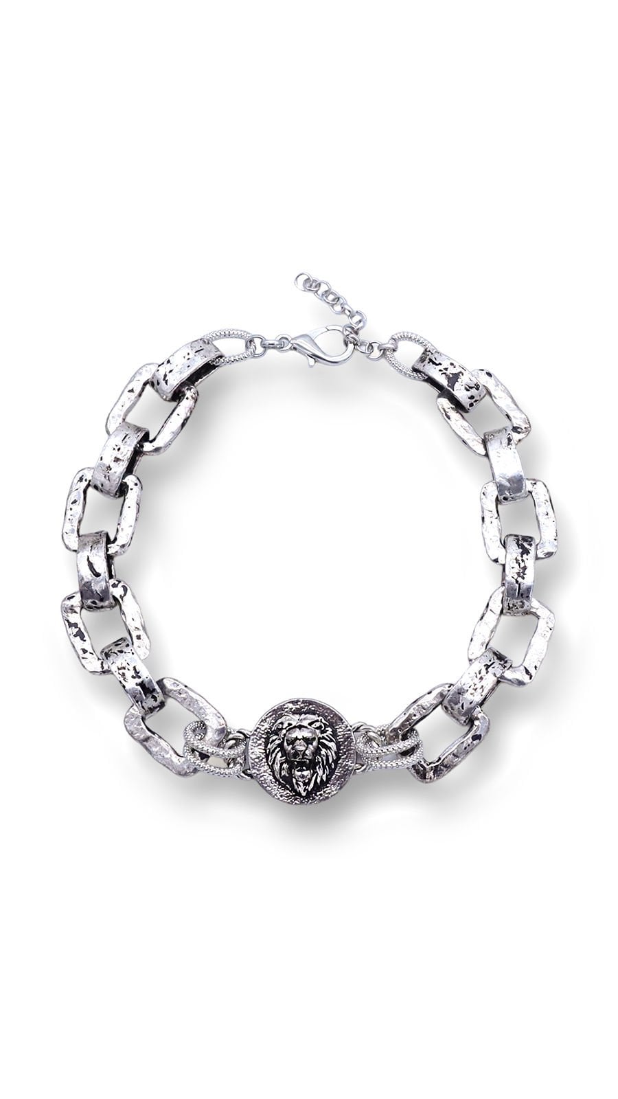Leo Gümüş Kaplama Choker Kolye