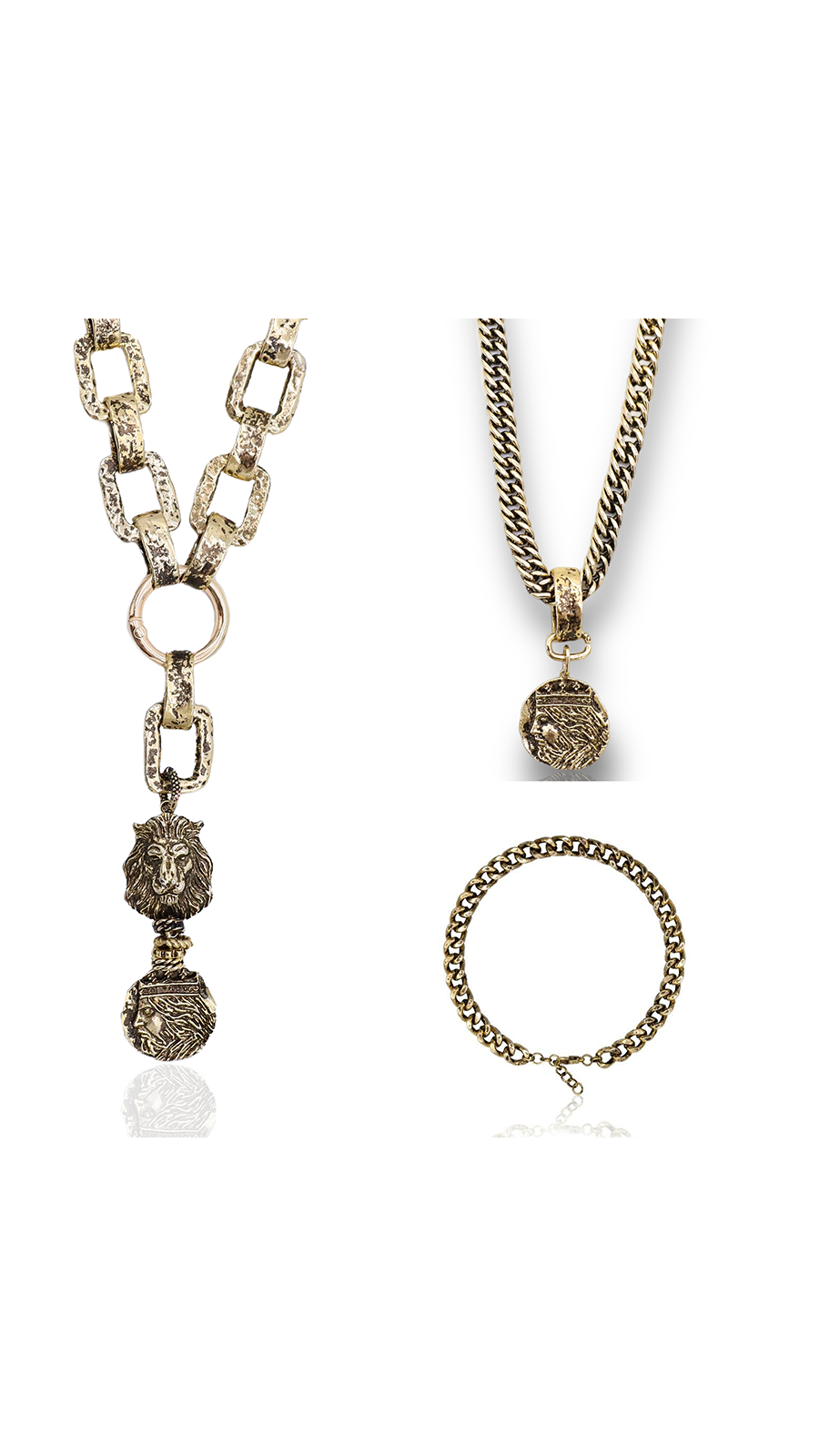 Bayemeyc-Lion King Kolye Set-Kolye-1-Milagron.com