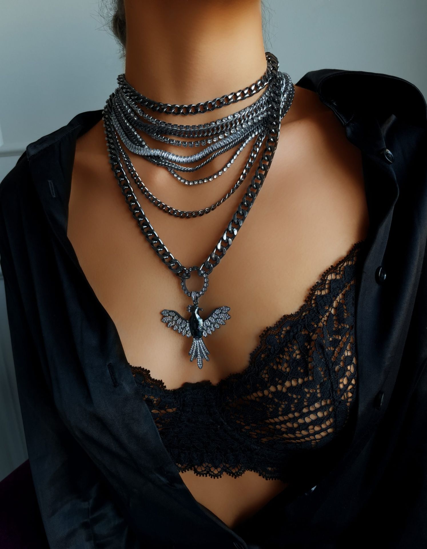 Bayemeyc-Luce Notturna Set Kolye-Kolye-3-Milagron.com