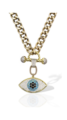 Bayemeyc-Mare Altin Kaplama Göz Kolye-Kolye-1-Milagron.com