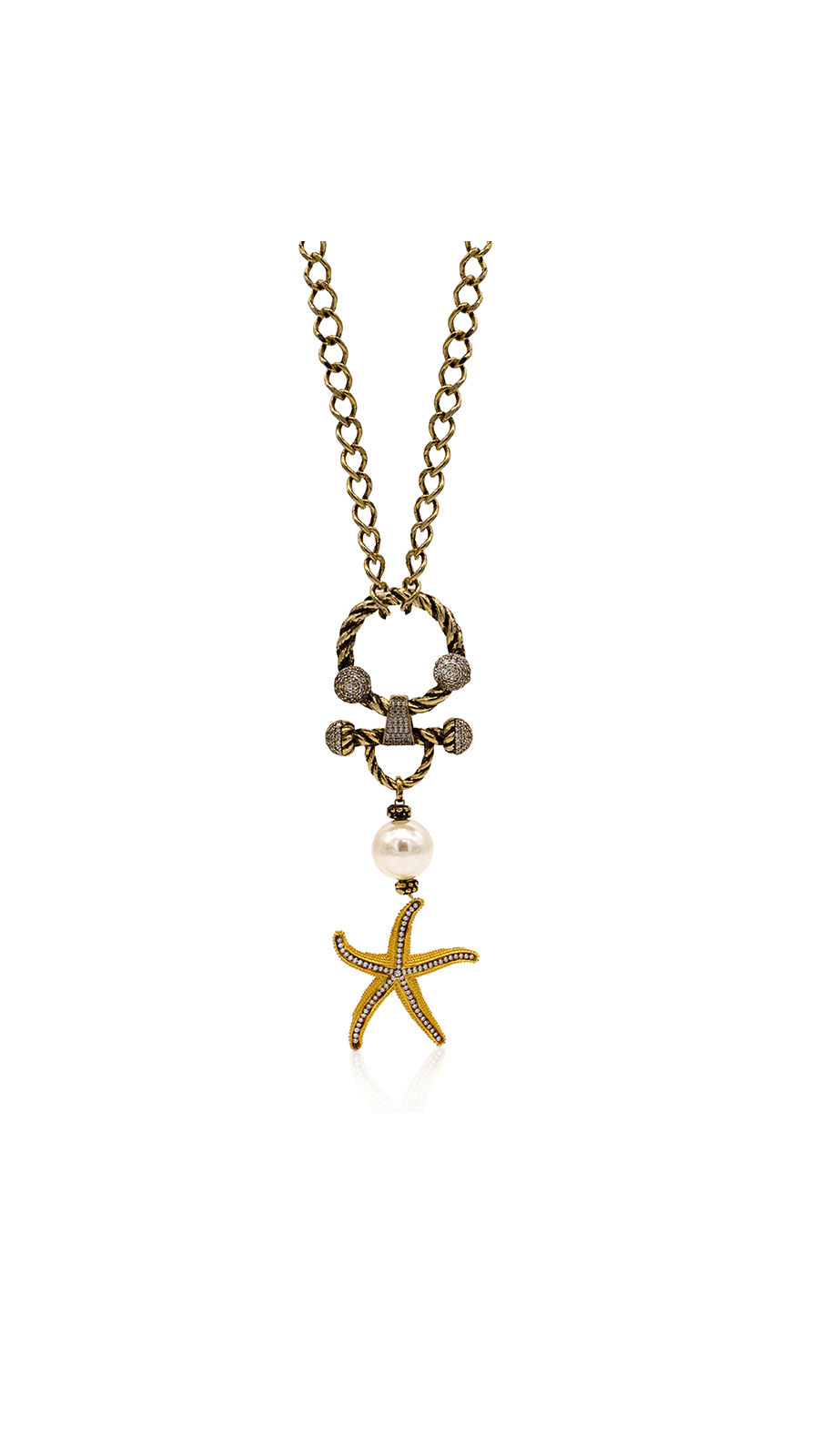 Bayemeyc-Maria Altın Kaplama Yıldız Kolye-Kolye-1-Milagron.com