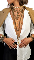 Bayemeyc-Maria Altın Kaplama Yıldız Kolye-Kolye-2-Milagron.com