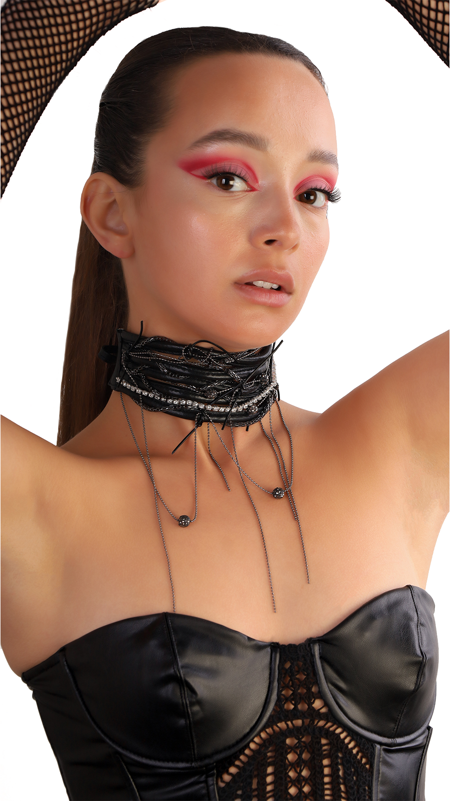 Bayemeyc-Markazi̇tli̇ Deri̇ Kolye-Kolye-3-Milagron.com