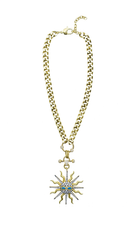 Maschera Altin Kaplama Charm Kolye
