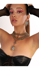 Bayemeyc-Maschera Altin Kaplama Charm Kolye-Kolye-4-Milagron.com