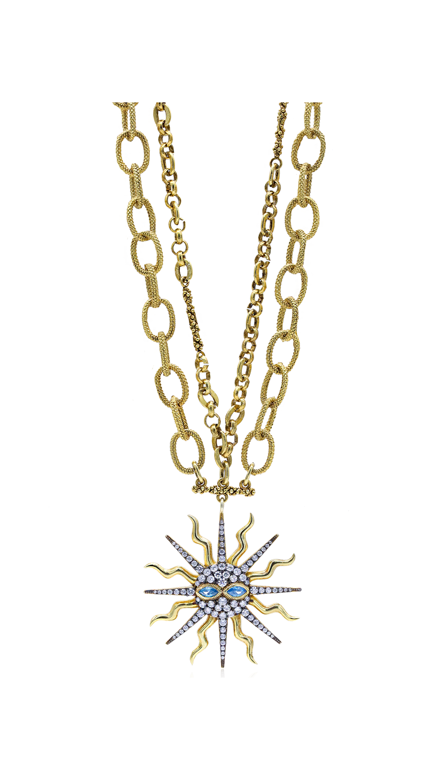 Bayemeyc-Maschera Çoklu Zi̇nci̇r Kolye-Kolye-1-Milagron.com