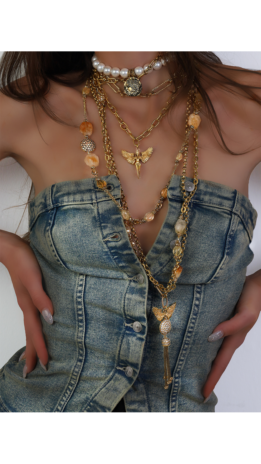 Bayemeyc-Miel Altın Kaplama Kolye-Kolye-2-Milagron.com