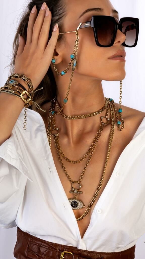 Bayemeyc-Mi̇neli̇ Sedef Taşlı Gözlük Aksesuarı-Gözlük Aksesuarı-3-Milagron.com