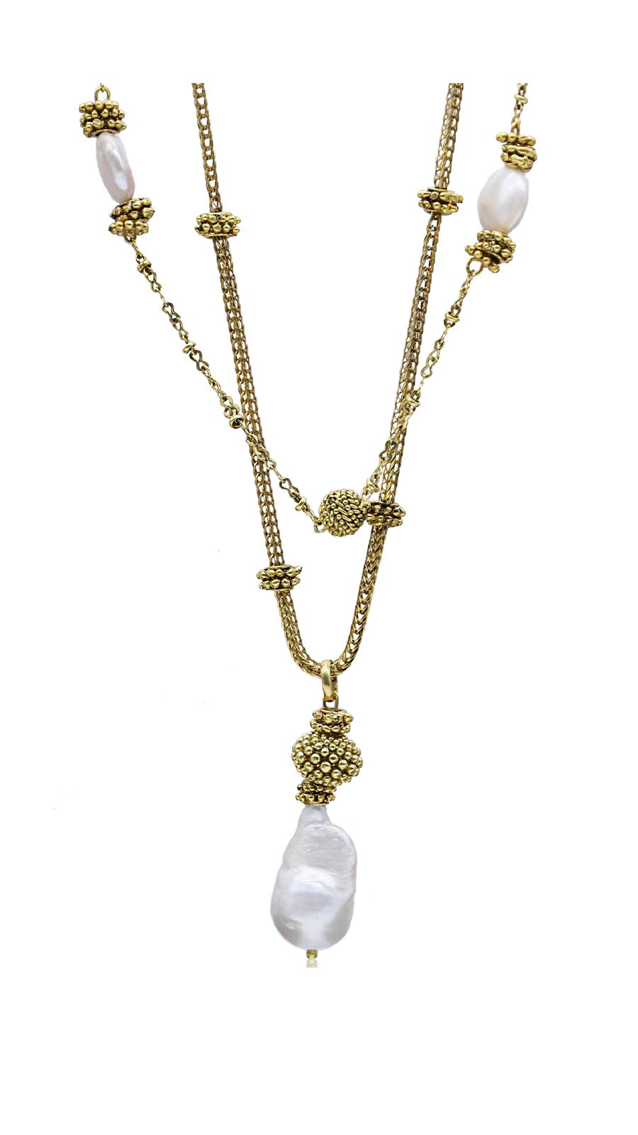 Bayemeyc-Mixte Altın Kaplama Çoklu Kolye-Kolye-2-Milagron.com