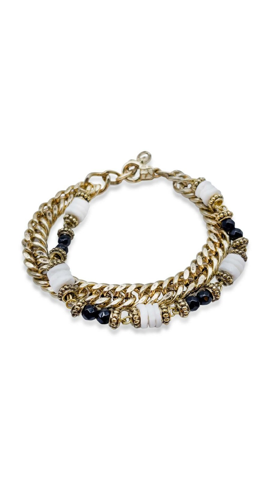 Bayemeyc-Nero Altın Kaplama Zi̇nci̇r Bi̇lekli̇k-Bileklik-1-Milagron.com