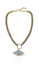 Bayemeyc-Occhio Blu Göz Kolye-Kolye-1-Milagron.com