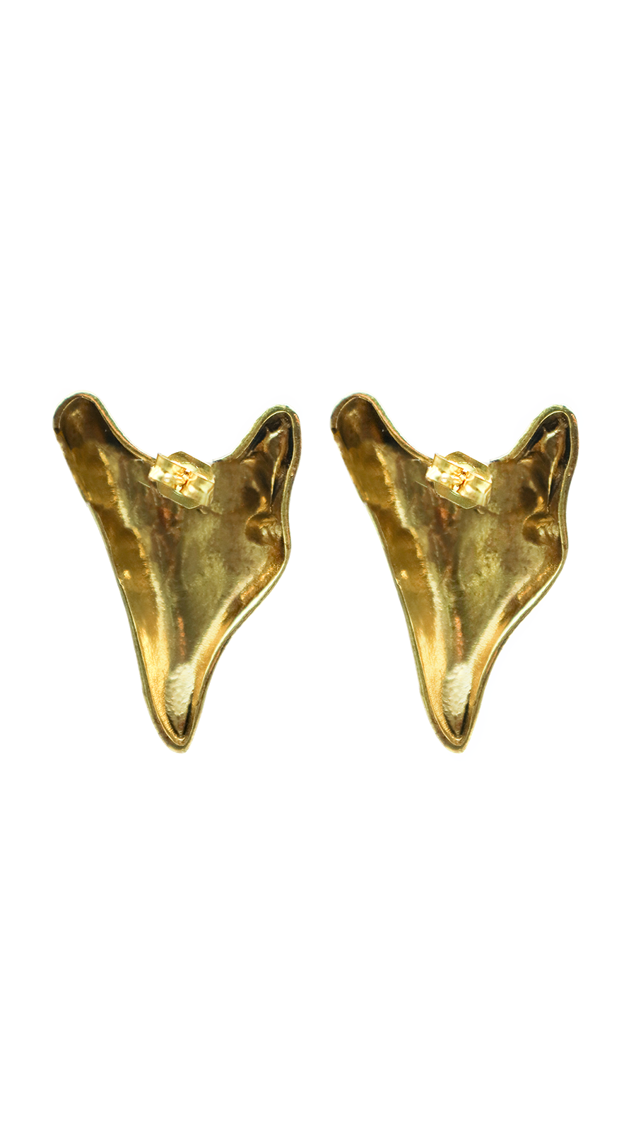 Bayemeyc-Opia Altın Kaplama Kalp Küpe-Küpe-3-Milagron.com