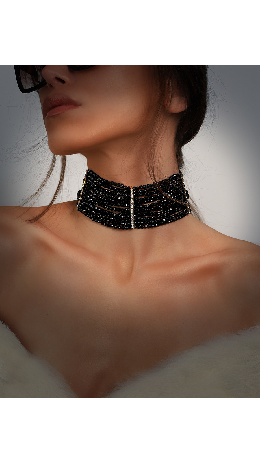 Bayemeyc-Palais Doğal Taş Choker Kolye-Kolye-2-Milagron.com