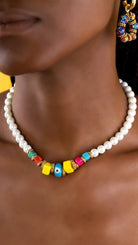 Bayemeyc-Peonies İnci̇ Kolye-Kolye-2-Milagron.com