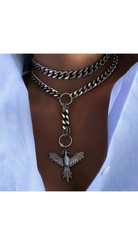 Bayemeyc-Phoenix Anka Kuşu Kolye-Kolye-4-Milagron.com