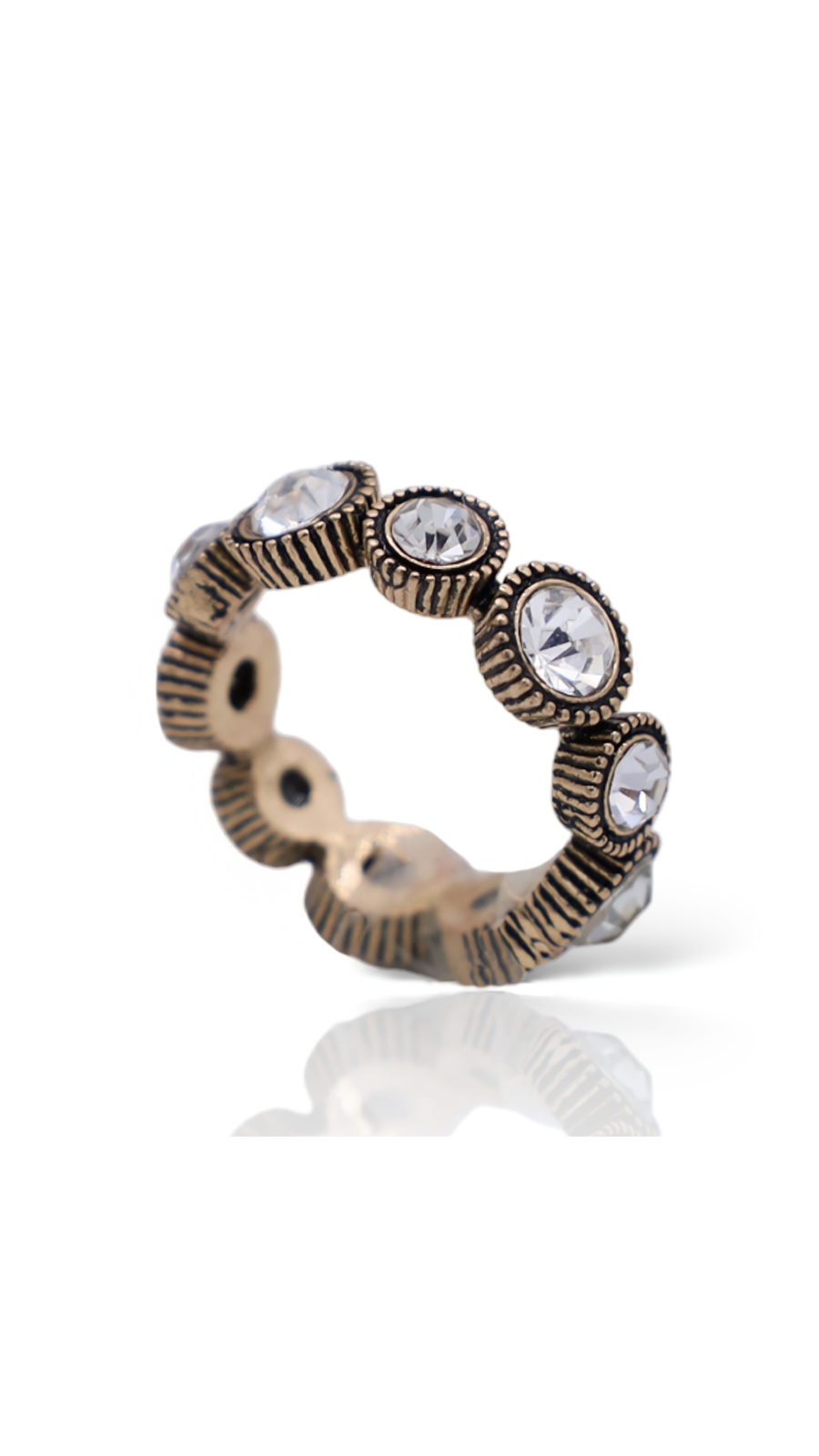 Bayemeyc-Queen Kri̇stal Taşlı Tamtur Yüzük-Yüzük-1-Milagron.com