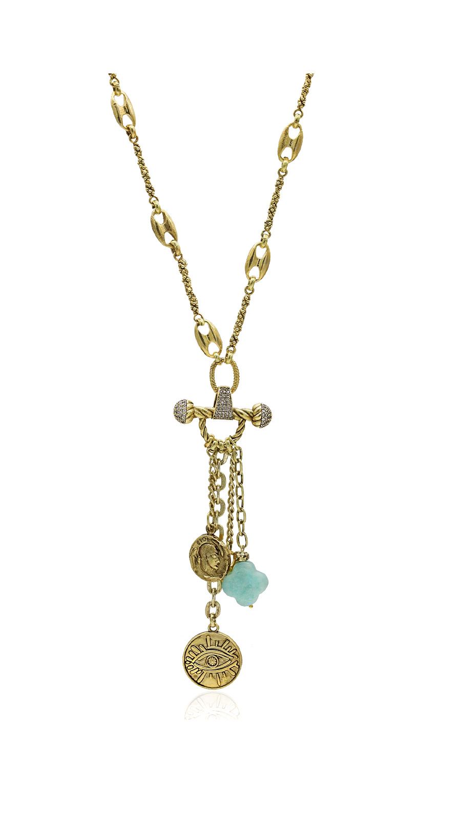 Bayemeyc-Raidhse Altin Kaplama Madalyon Kolye-Kolye-1-Milagron.com