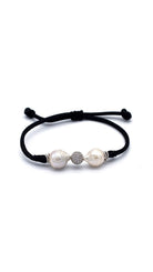 Bayemeyc-Refie 925 Ayar Gümüş Süslemeli̇ Barok İnci̇ Bi̇lekli̇k Si̇yah-Bileklik-1-Milagron.com