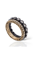 Bayemeyc-Reine Kri̇stal Taşlı Yüzük-Yüzük-1-Milagron.com