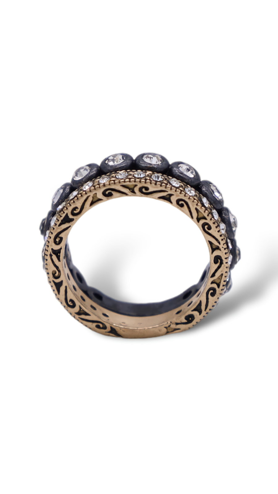 Bayemeyc-Reine Kri̇stal Taşlı Yüzük-Yüzük-3-Milagron.com