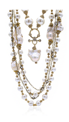 Bayemeyc-Rico Barok İnci̇ Kolye Set-Kolye-1-Milagron.com