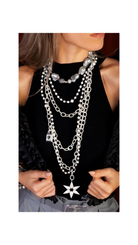 Bayemeyc-Rigel Gümüş Kaplama Zi̇nci̇r Kolye-Kolye-2-Milagron.com