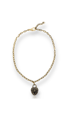 Bayemeyc-Rosa Kalp Altın Kaplama Kolye-Kolye-1-Milagron.com