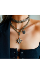 Bayemeyc-Rosa Kalp Altın Kaplama Kolye-Kolye-4-Milagron.com