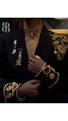 Bayemeyc-Royal Altın Kaplama Choker Kolye-Kolye-2-Milagron.com