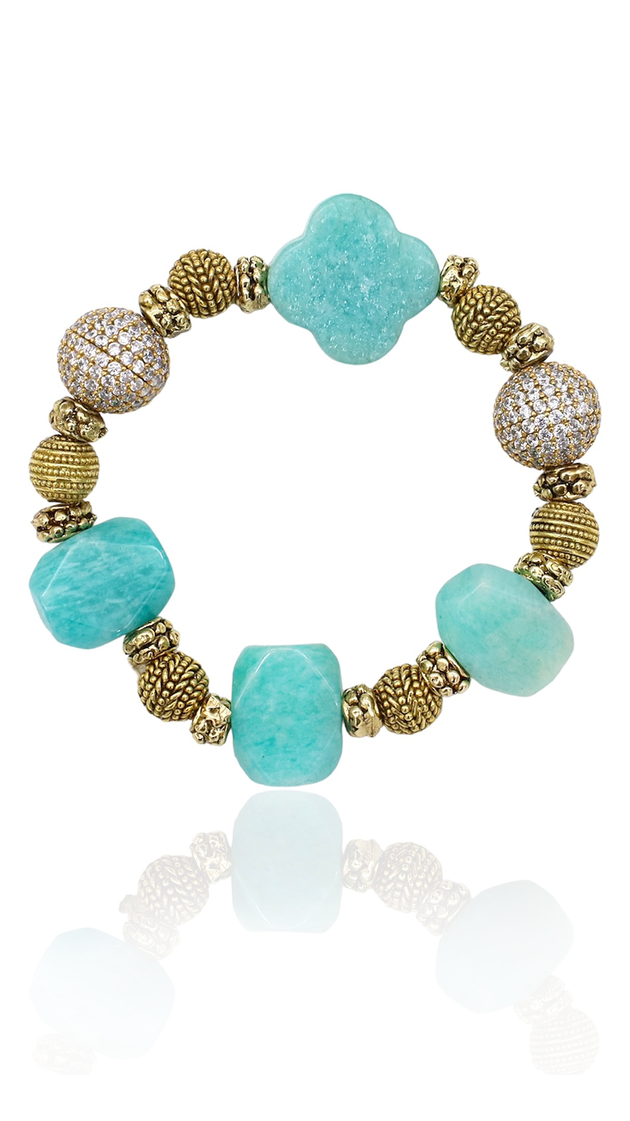 Bayemeyc-Seamrag Doğal Taş Bi̇lekli̇k-Bileklik-1-Milagron.com