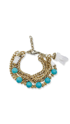 Bayemeyc-Sei Altın Kaplama Zi̇nci̇r Bi̇lekli̇k-Bileklik-1-Milagron.com