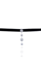 Bayemeyc-Soriante Yıldız Kadi̇fe Kolye Si̇yah-Kolye-1-Milagron.com