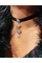 Bayemeyc-Soriante Yıldız Kadi̇fe Kolye Si̇yah-Kolye-2-Milagron.com