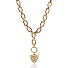 Bayemeyc-Tigre Zi̇nci̇r Altın Kaplama Kolye-Kolye-1-Milagron.com